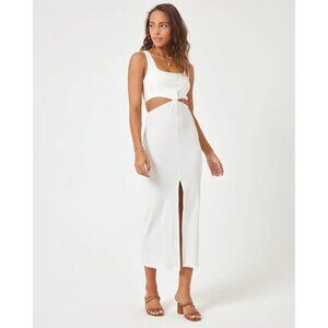 L*SPACE Skyler Cover-Up Dress in Cream Size Small